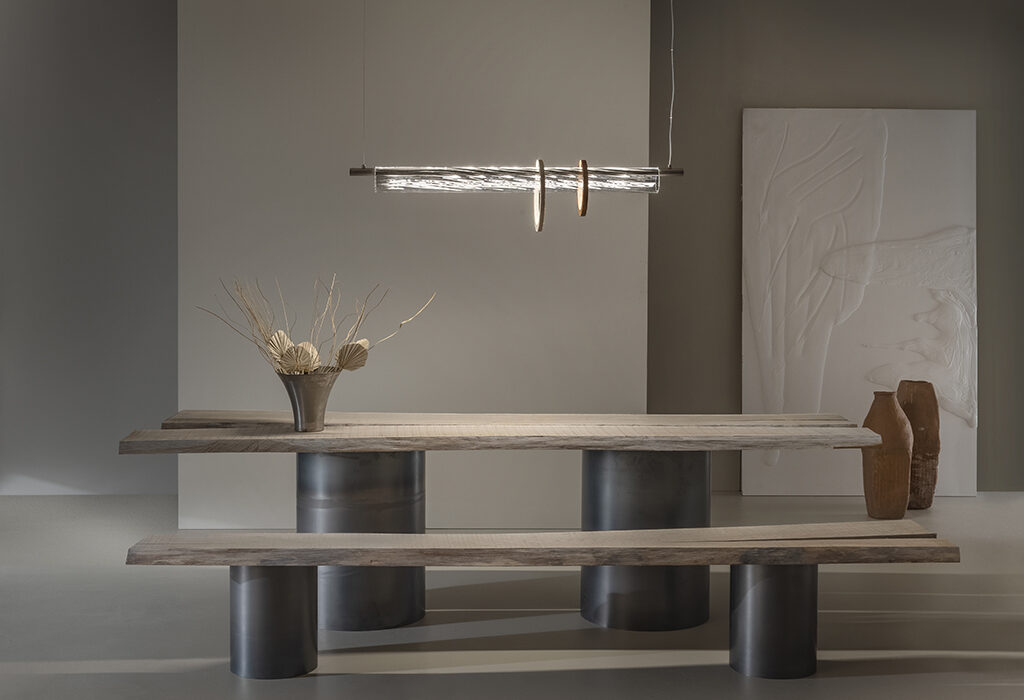 Murano glass and marble chandeliers - Orbite