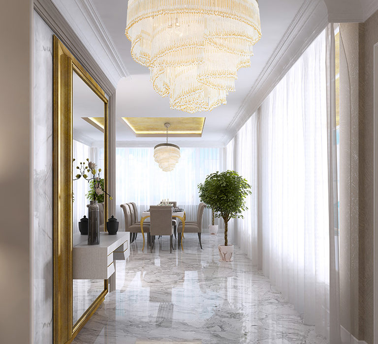 Luxury Chandeliers with a glass fringe - Venezia
